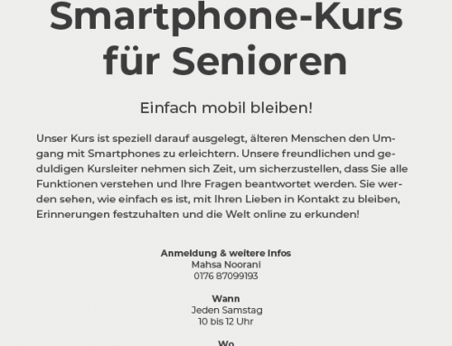 Smartphoneschule für Senioren ab kommenden Samstag in Bad Doberan